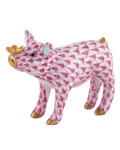 PIG W/BUTTERFLY - PINK