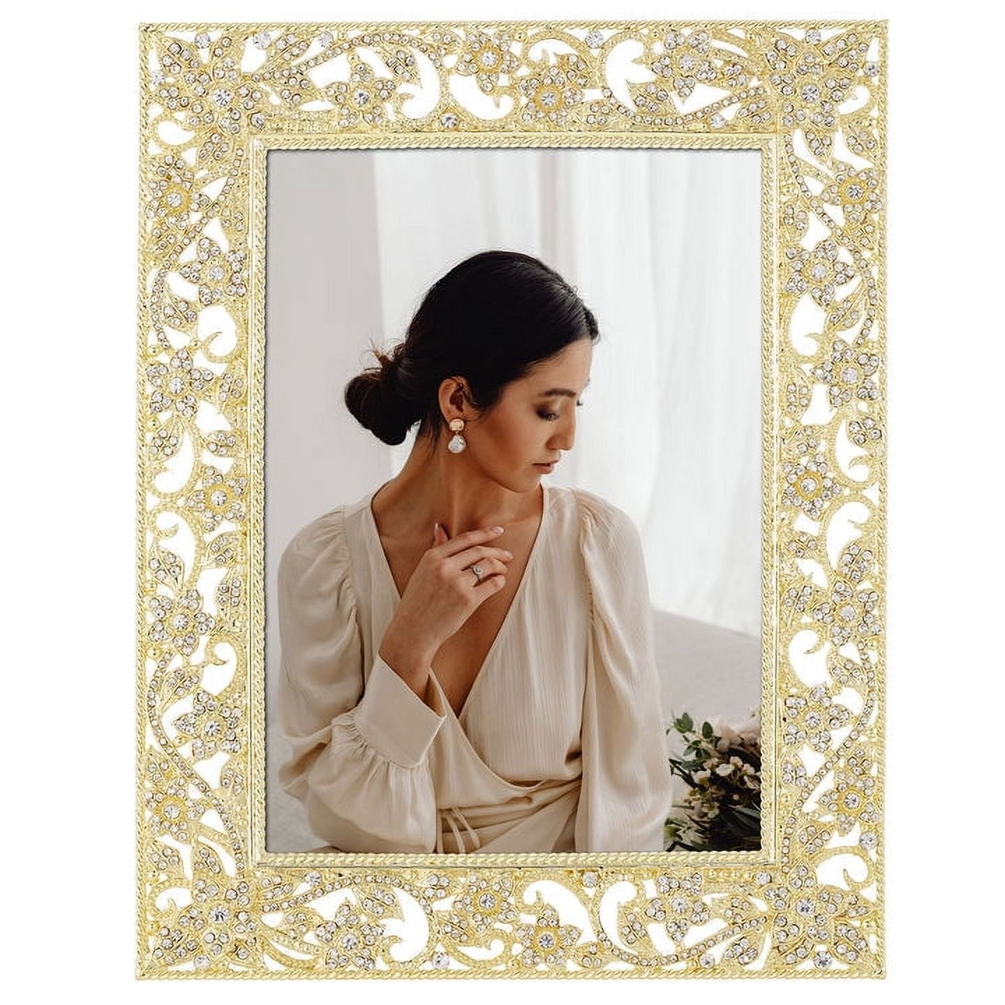 GOLD FLORA FRAME 4 X 6