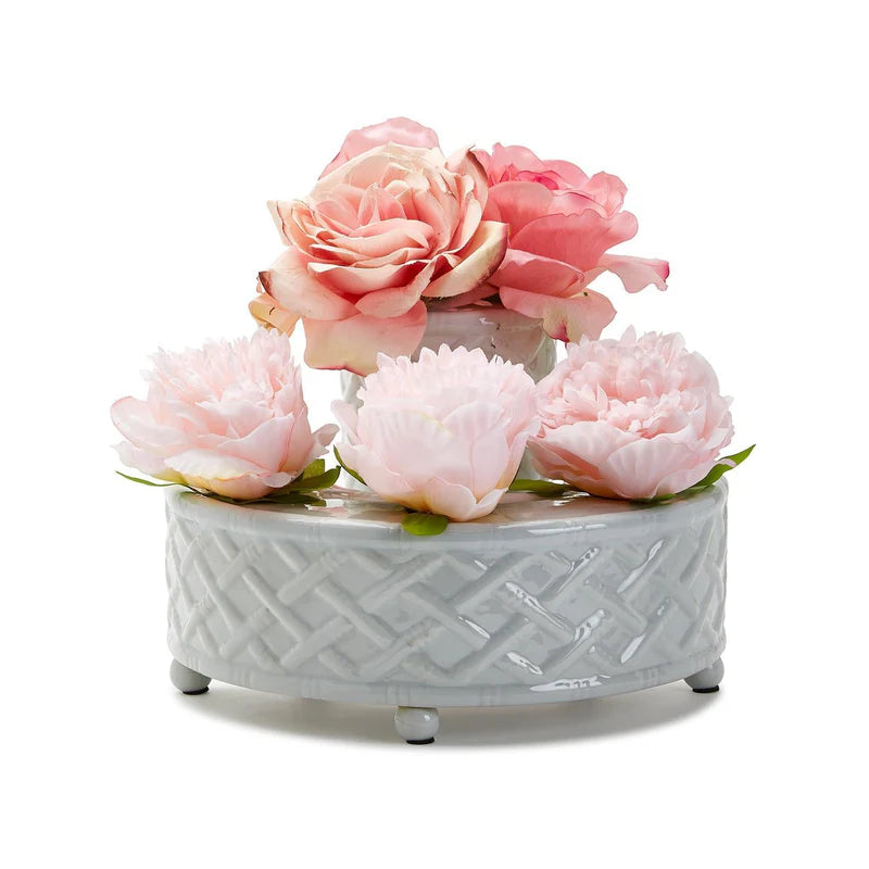 FAUX BAMBOO 3PC. FLOWER ARRANGE