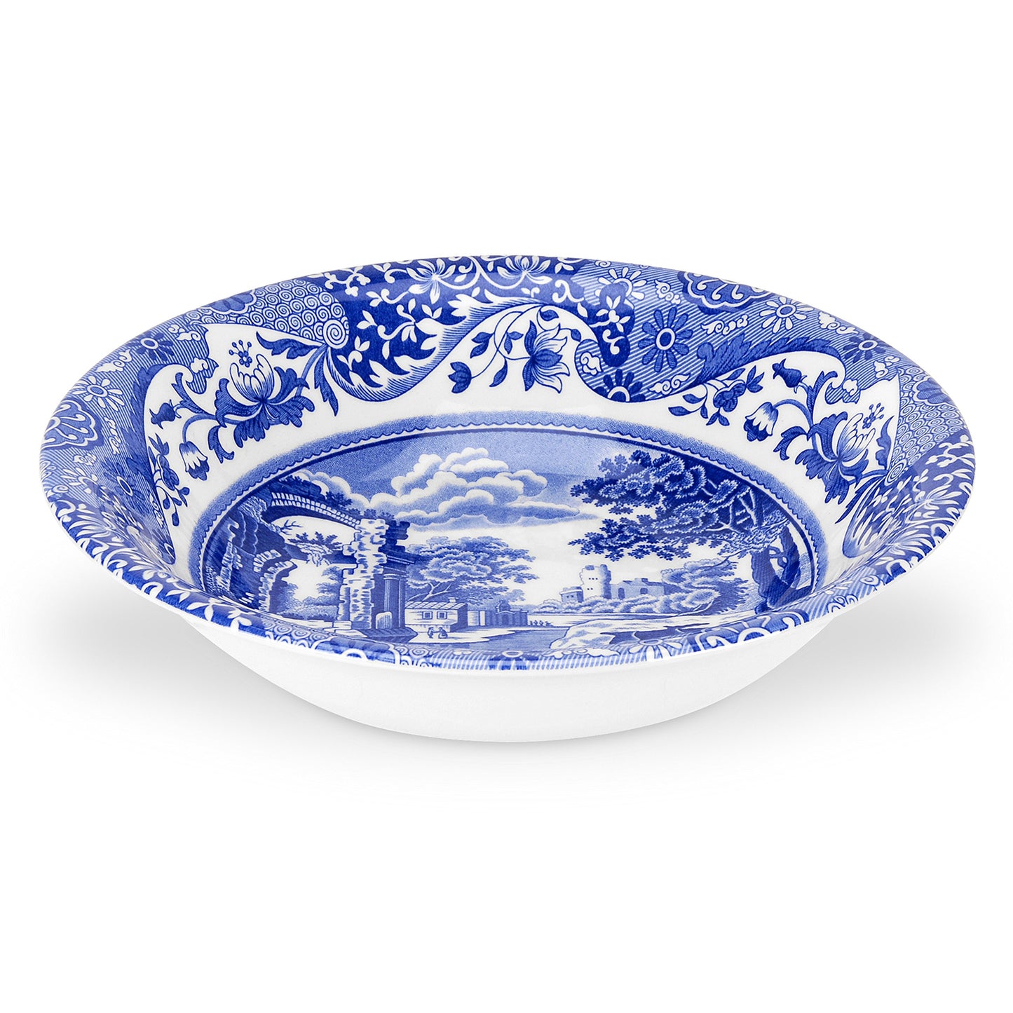 BLUE ITALIAN ASCOT CEREAL BOWL