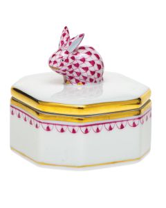 PETITE OCTAGONAL BOX RASPBERRY