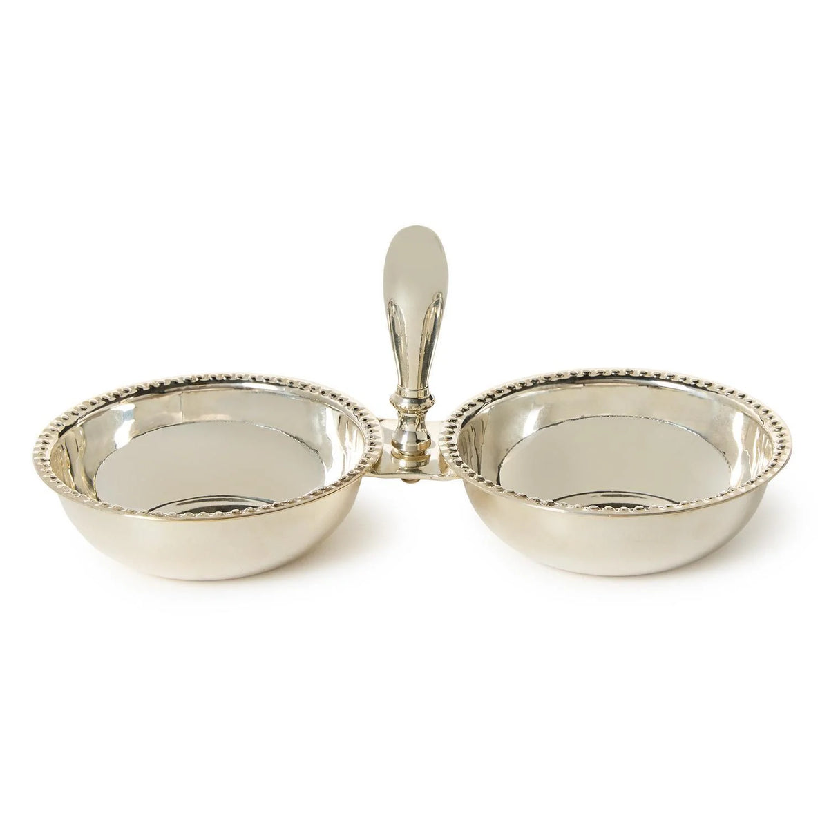 SILVER 2-SECTION DISH