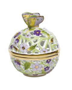 OPENWORK BALL W/BUTTERFLY MULTI 3.25H