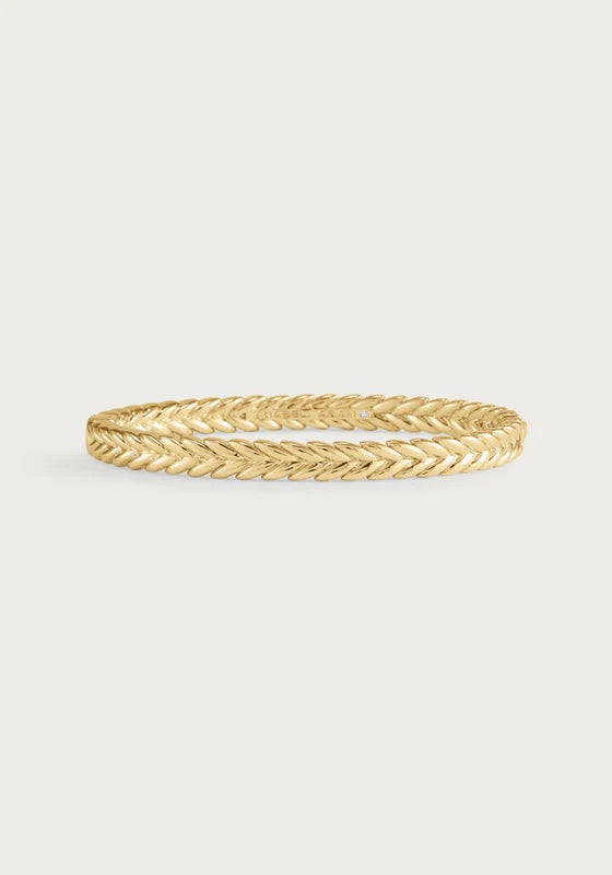 CHEVAL BRAID HINGED BANGLE THIN