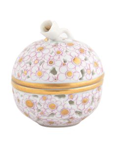 OPENWORK BALL W/BUD PINK