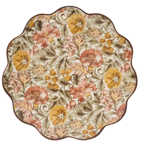 WILLA DESSERT/SALAD PLATE - AMBER