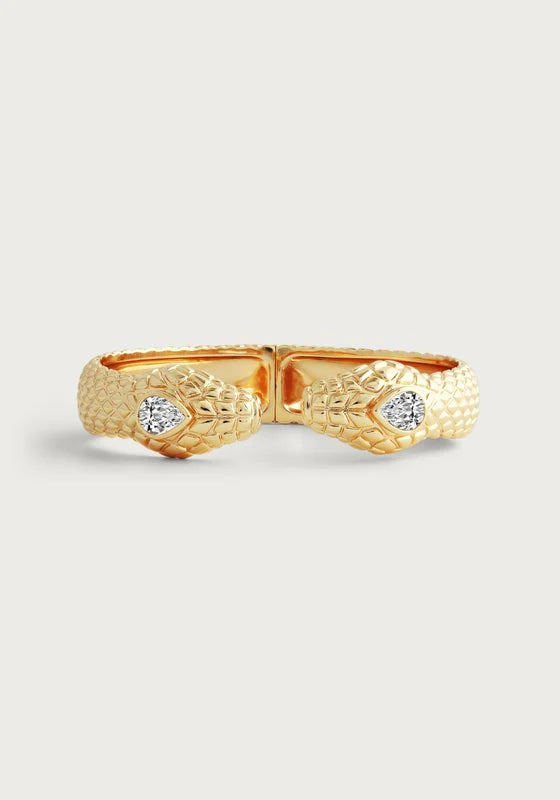 BRACELET SERPENT DOUBLE HEAD