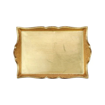 FLORENTINE GOLD SM.RECT.TRAY