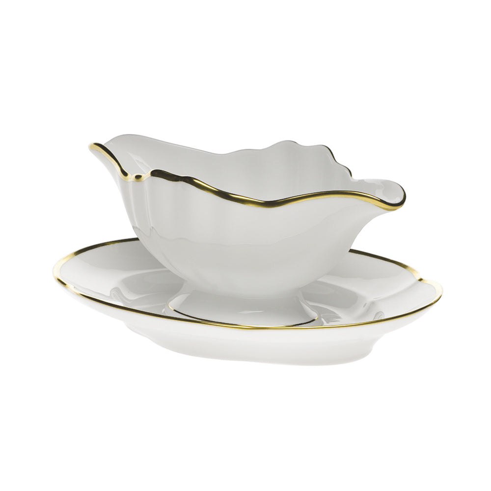 GWENDOLYN GRAVY BOAT/STAND