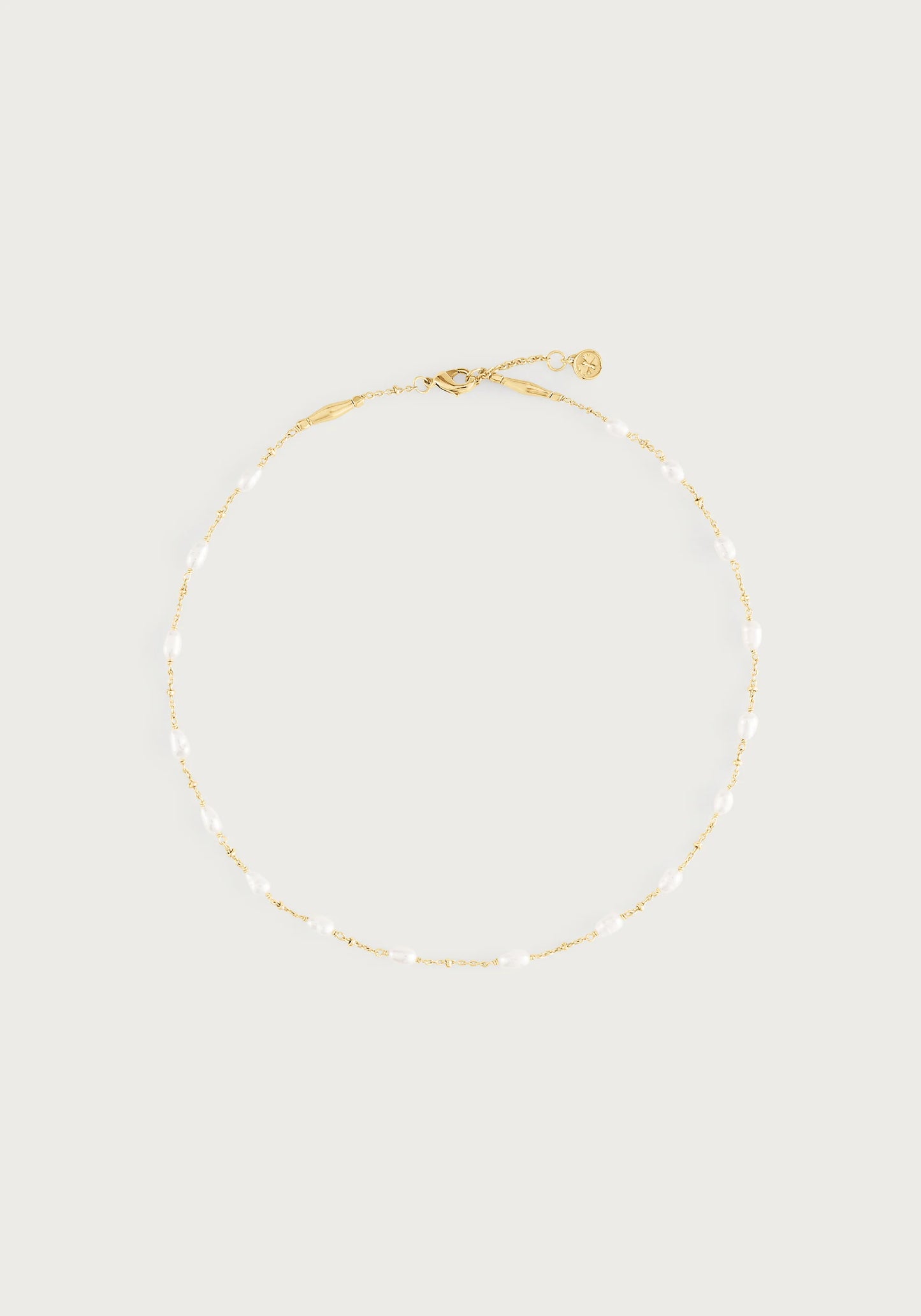 MILOS BEADED NECKLACE PEARL