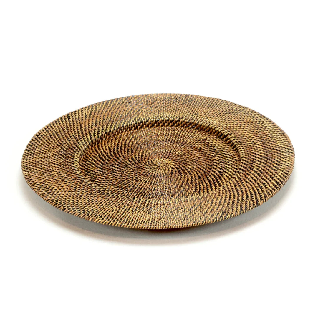 CHARGER ROUND WOVEN