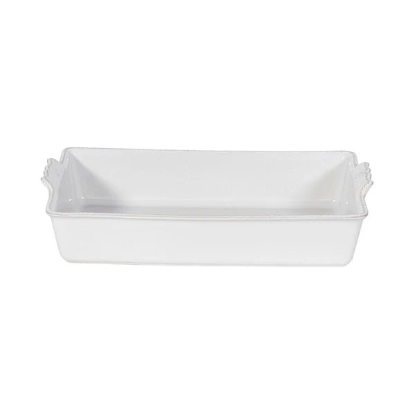 BERRY/THREAD WH. 13" RECT. BAKER
