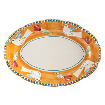 CAMPAGNA UCCELLO OVAL PLATTER