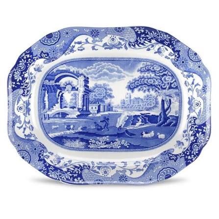 BLUE ITALIAN 14" PLATTER
