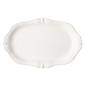 BERRY/THREAD 20" WHITE PLATTER