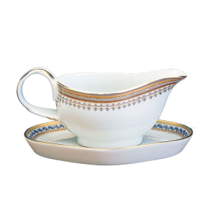 CHINOISE BLUE GRAVY BOAT