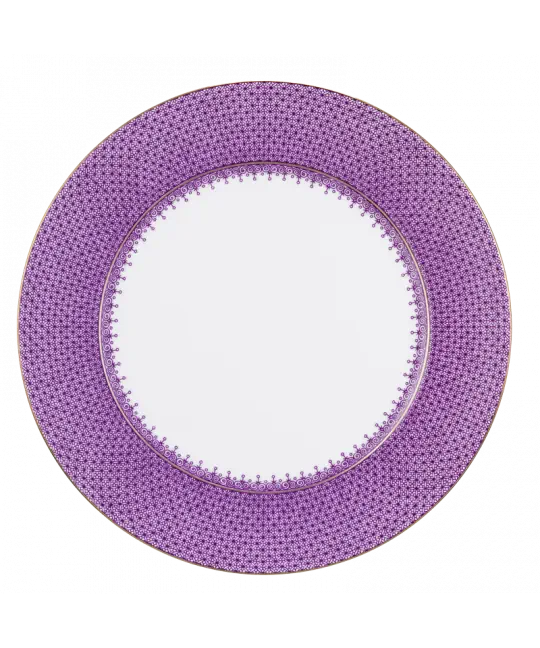 PLUM LACE SERVICE PLATE