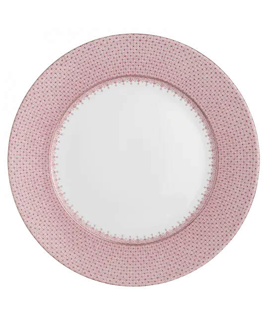 PINK LACE SERVICE PLATE
