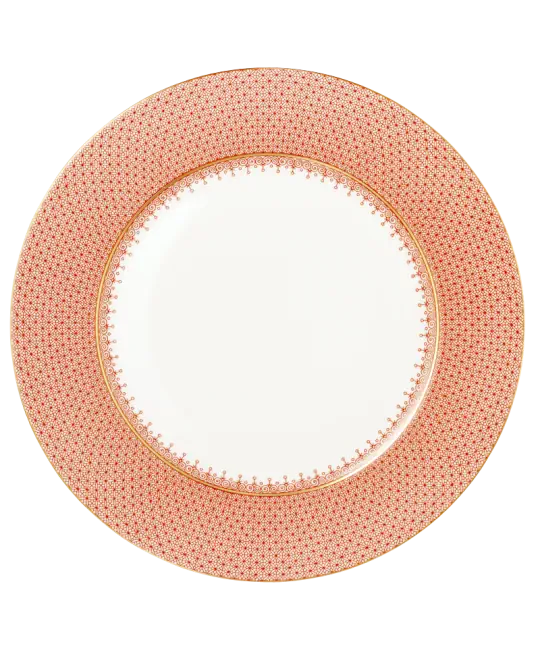 RED LACE SERVICE PLATE