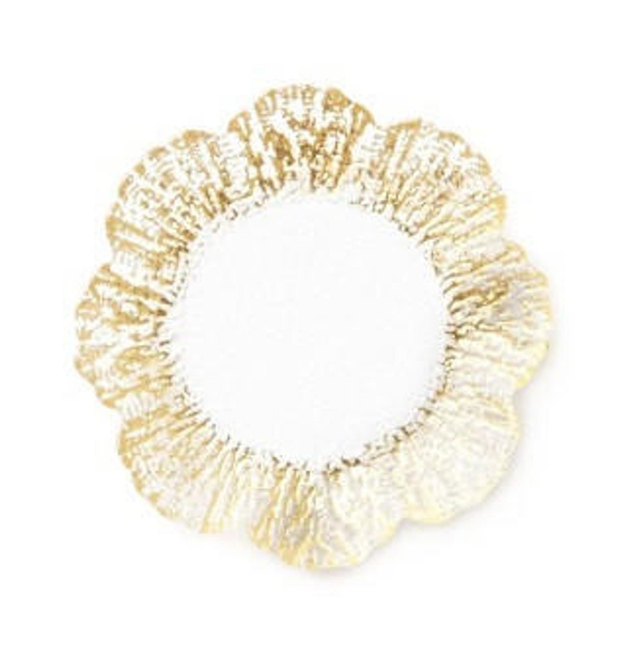 RUFOLO GOLD CANAPE PLATE