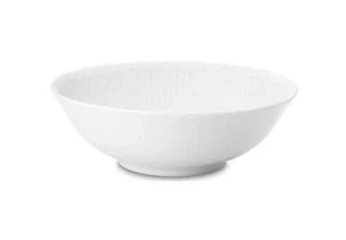WHITE 1/2 LACE CEREAL BOWL