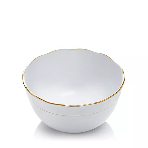 GOLDEN EDGE ROUND BOWL