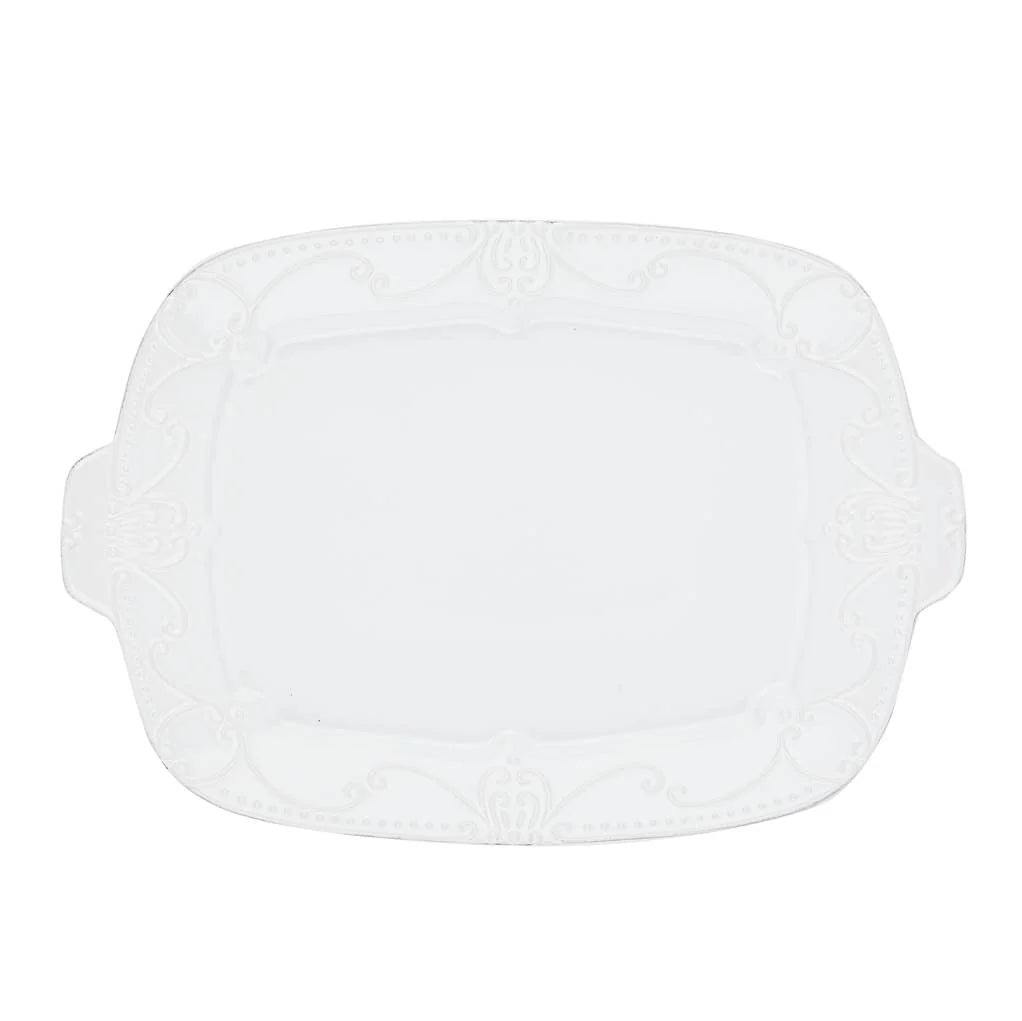 ISABELLA PURE WHITE RECT.TRAY
