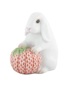 WHITE AUTUMN BUNNY RUST
