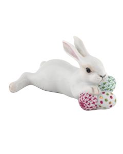 LYING BUNNY W/EGGS