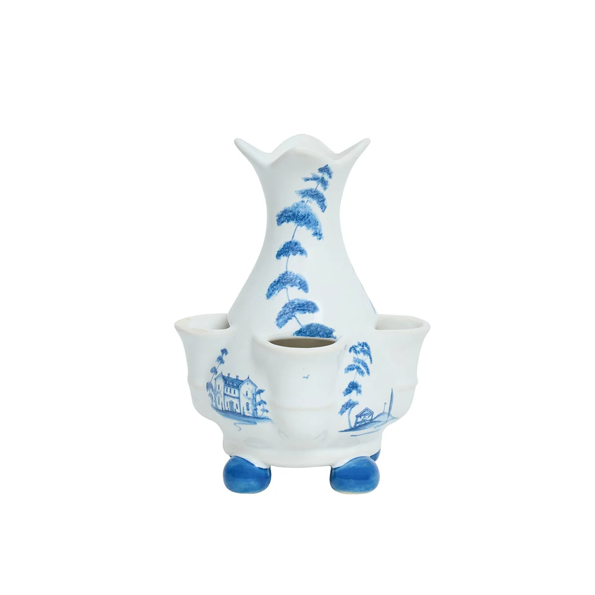 COUNTRY ESTATE BLUE TULIPIERE VASE