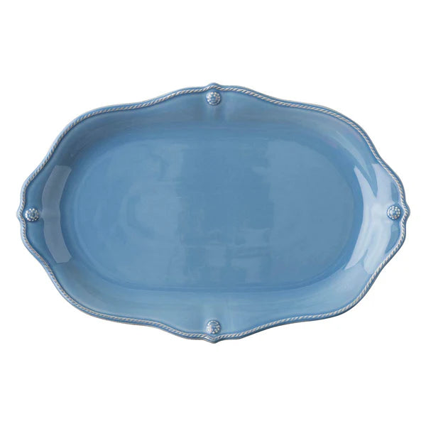 BERRY/THREAD CHAMBRAY 16" PLATTER
