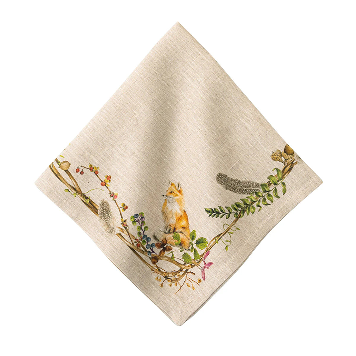 FOREST WALK SET/4 NAPKINS ANIMAL