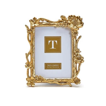 FRAME GOLD FLORAL