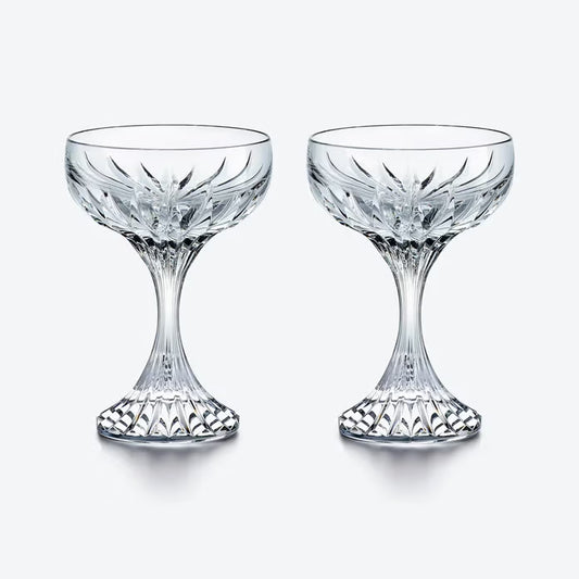 MASSENA S/2 SAUCER CHAMPAGNE