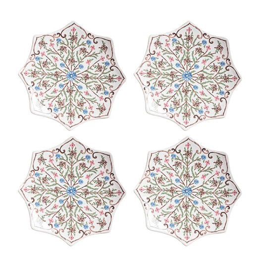 VILLA SEVILLE SET/4 COCKTAIL PLATES