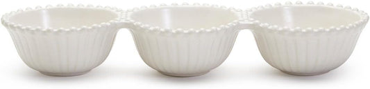 HEIRLOOM PEARL EDGE TIDBIT DISH