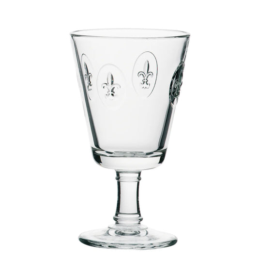 FLEUR DE LIS WINE GLASS