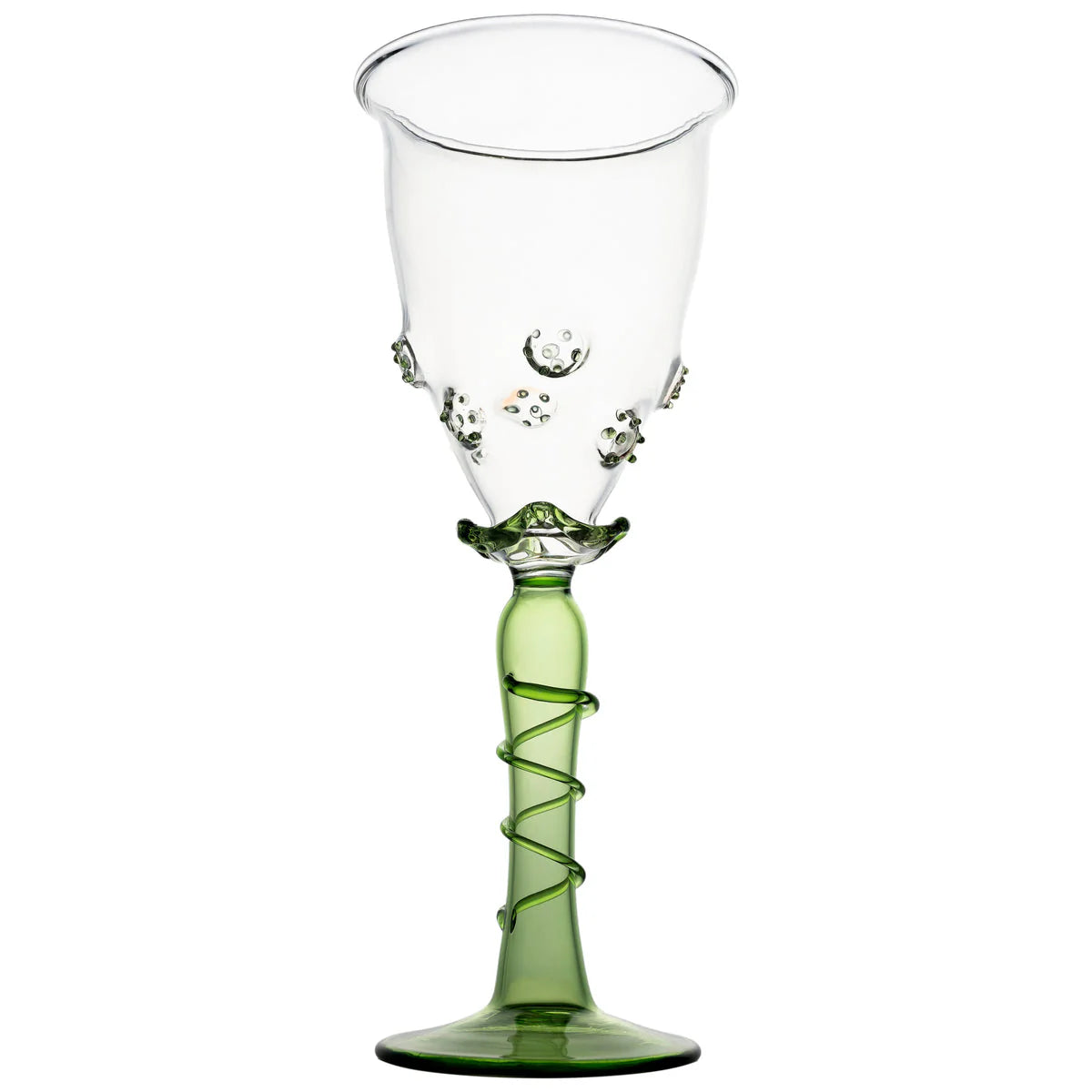 OPHELIA WINE GLASS GREEN