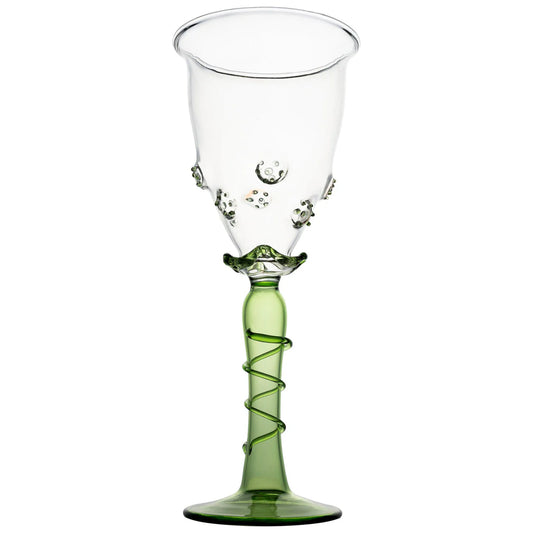 OPHELIA WINE GLASS GREEN