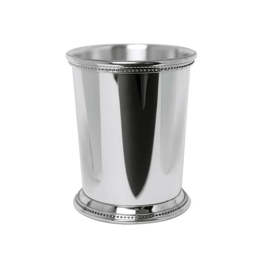 JULEP CUP BEADED PEWTER