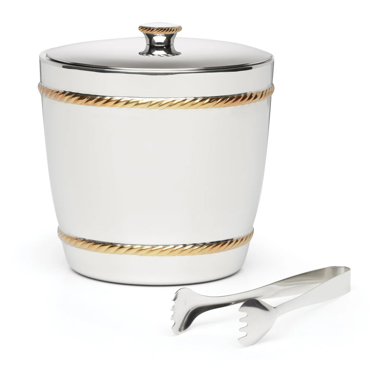 ROSELAND ICE BUCKET W/TONGS