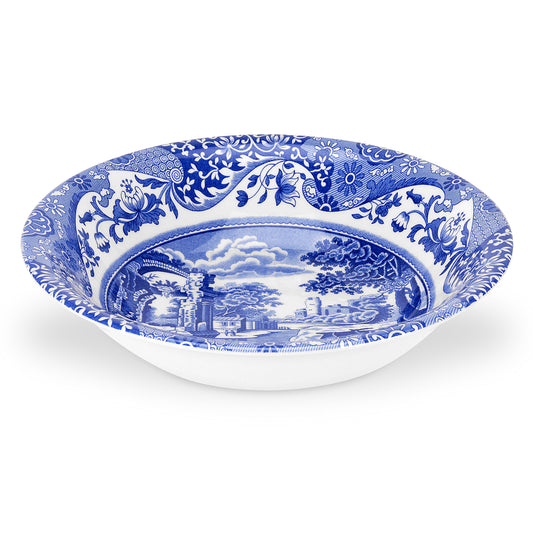 BLUE ITALIAN ASCOT CEREAL BOWL