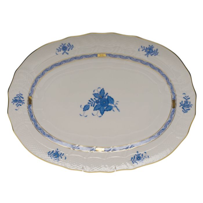 CHINESE BOUQUET BLUE 15" PLATTER
