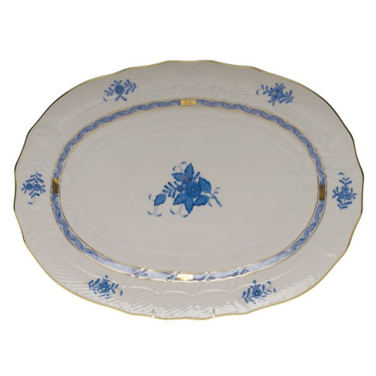 CHINESE BOUQUET BLUE 15" PLATTER