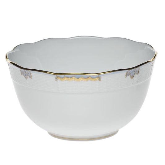 PRINCESS VIC.LT.BLUE ROUND BOWL
