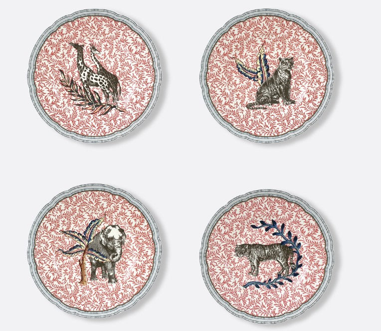 BRAQUENIE SET/4 ASST. SALD PLATES