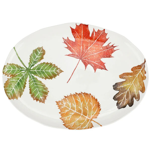 AUTUNNO ASST.LEAVES LG.PLATTER