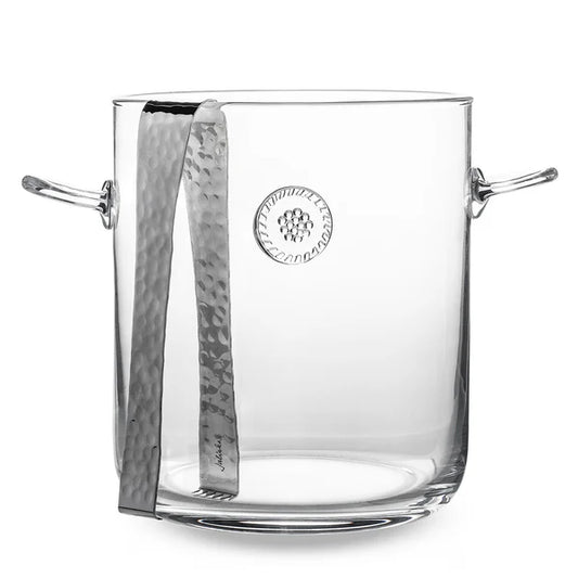 BERRY/THREAD ICE BUCKET W/TONGS