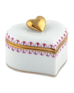 DOUBLE HEART BOX RASPBERRY