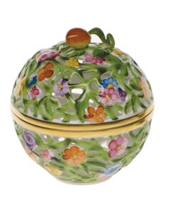 OPENWORK BALL W/STRAWBERRY 3.25H